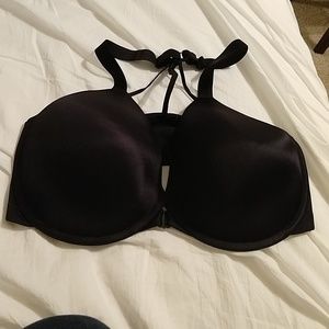 Black racerback bra